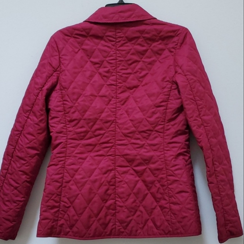 Burberry Quilted Jacket in Dark Fuchsia - Picture 2 of 11